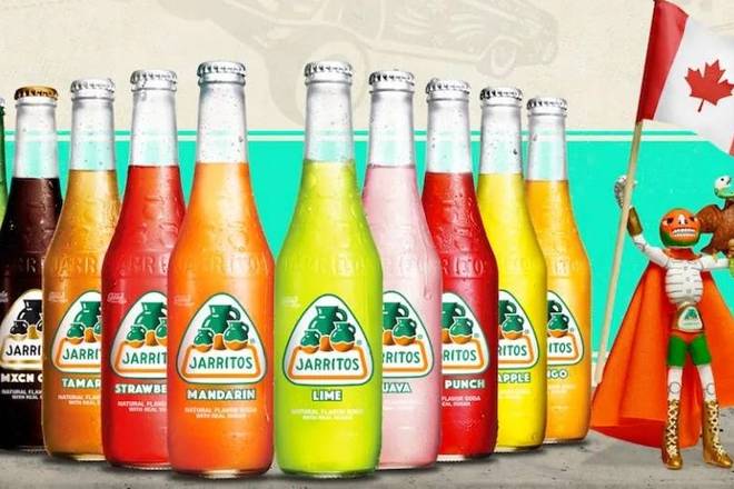 Jarritos Lime  (popular Mexican pop )