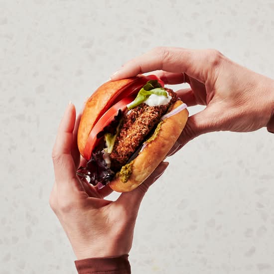 Burger végé croustillant / Crispy Veggie Burger