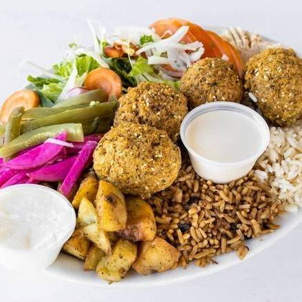 Plat de falafel / Falafel Dish