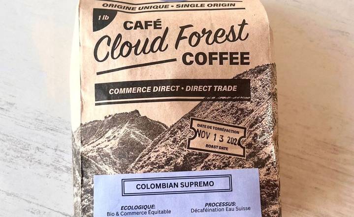 Café Décaf de Cloud Forest  / Cloud Forest Decaf Coffee