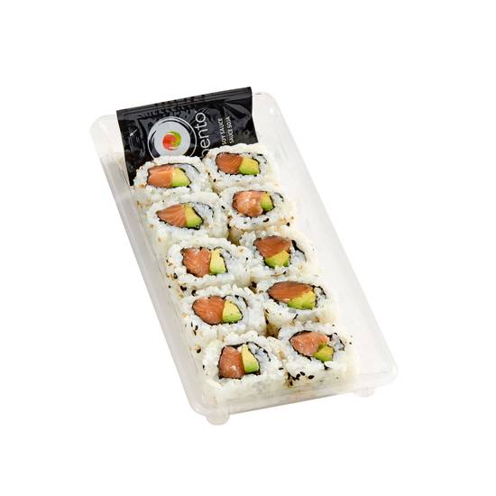 Rouleau de saumon et d'avocat / Salmon Avocado Roll (430 Cals)