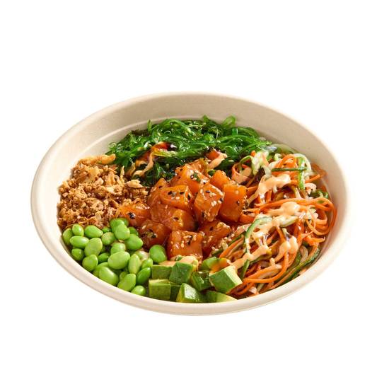Bol de Poké au Saumon / Salmon Poke Bowl (770 Cals)