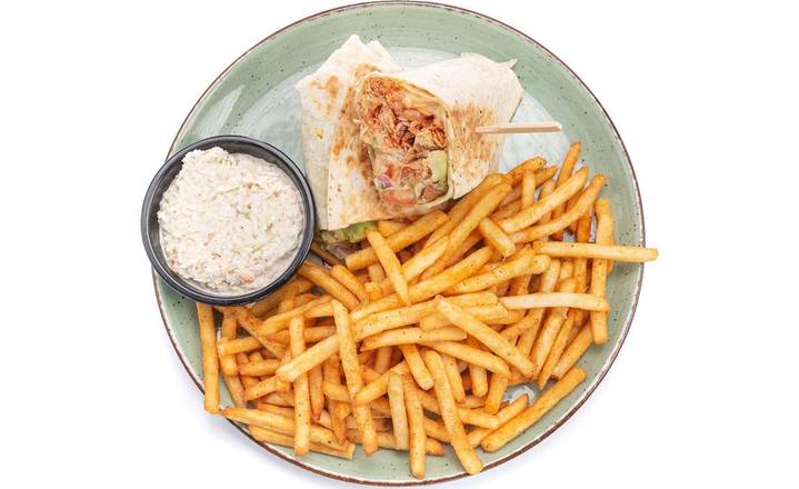 BURRITO POULET EFFILOCHE / PULLED CHICKEN BURRITO