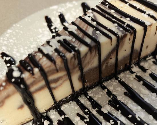 Gâteau au Fromage Tourbillon de Chocolat / Chocolate Swirl Cheesecake