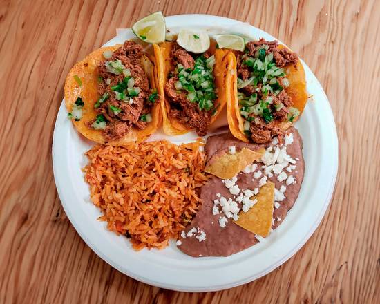 Lamb Birria Taco Plate