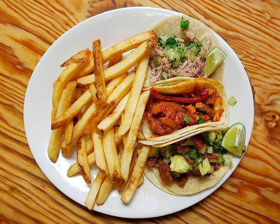 Tacos with Fries