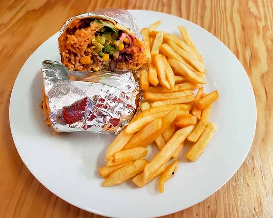 Happy Burrito with Fries