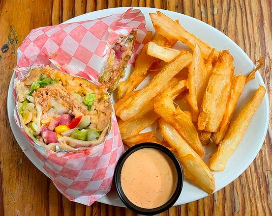 Happy Burrito with Yuca