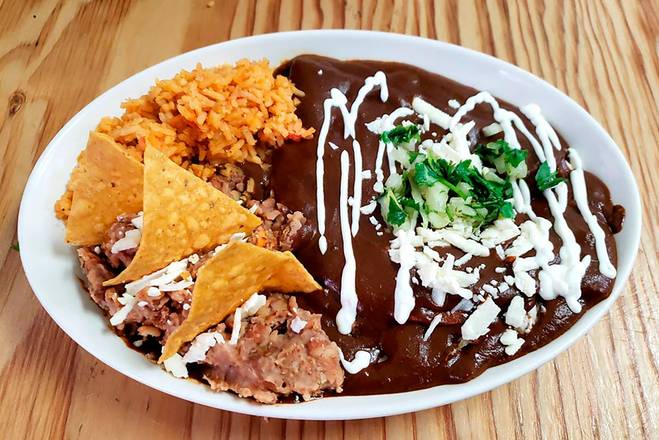 Enchiladas Mole Plate