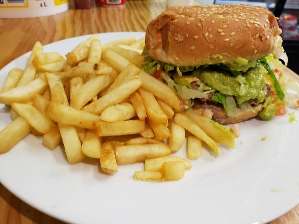 Mexican Guacamole Hamburger