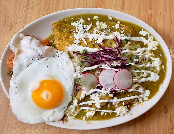 Chilaquiles with Eggs