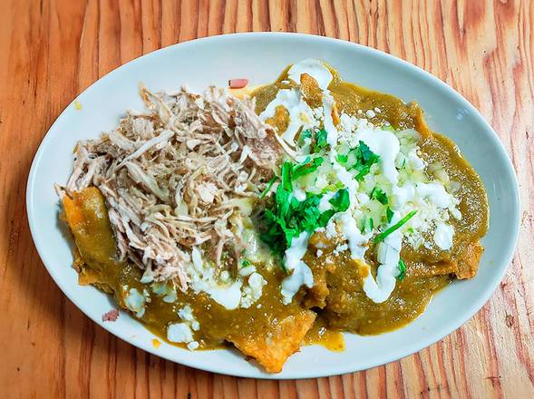 Chilaquiles with Chicken