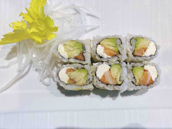 Philadelphia Roll (6 Pieces) R38 Rouleau Philadelphia (6 Morceaux)