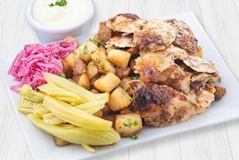 Bol Patate Ou Riz Ou Salade Avec Poulet