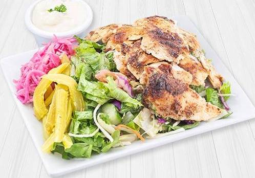 Assiette Salade De Poulet