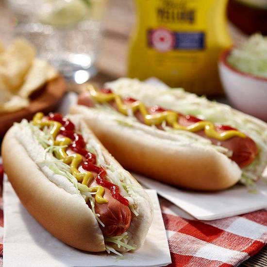 Hot Dog Vapeur / Steamed Hot Dog