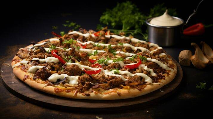 Pizza Mido Shawarma Boeuf