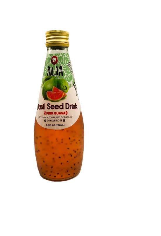 ALIA BOISSON AUX GRAINES DE BASILIC (GOYAVE ROSE)