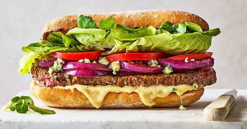 Sandwich 12"P Steak & Cheese