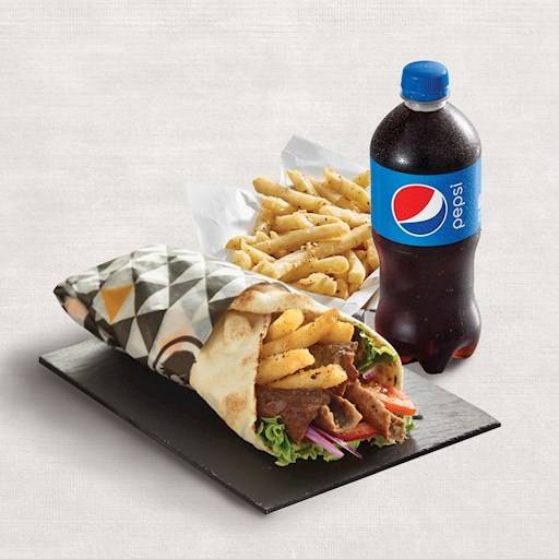 Combo gourmand Gyro bœuf / Beef Gyro