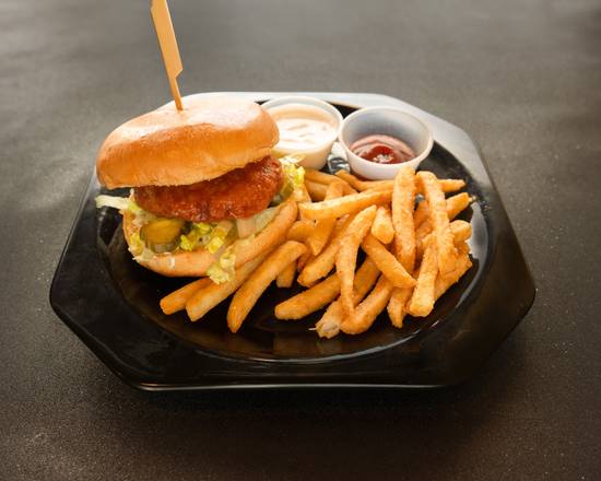Combo Burger Au poulet Buffalo/Buffalo Chicken burger Combo