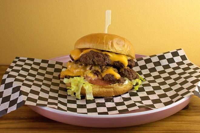 Burger double au fromage/Double Cheese burger