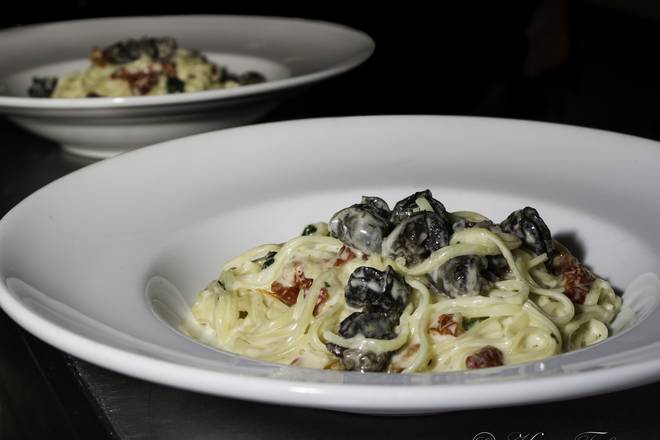 Linguini con lumache