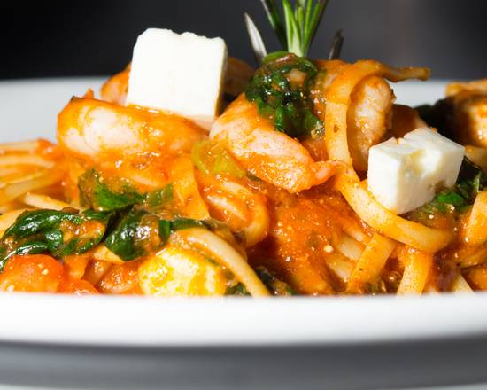 Linguini con Gamberi