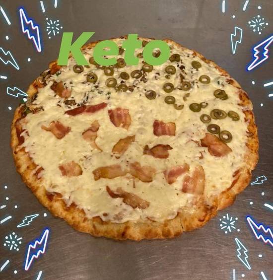 small keto pizza