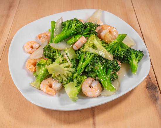 Shrimps with Broccoli