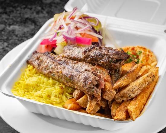 Plat  brochettes de Kefta / Kefta Dish