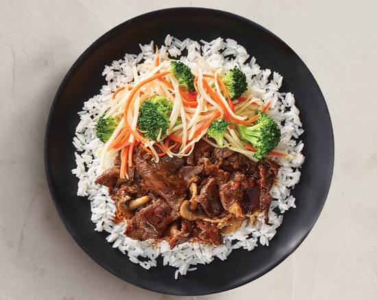 Bœuf Teppanyaki avec riz