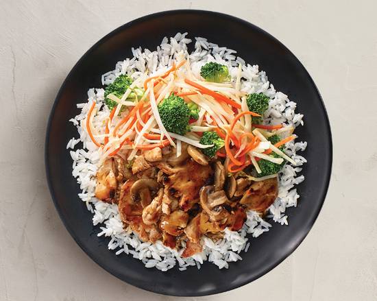 Poulet Teppanyaki avec riz