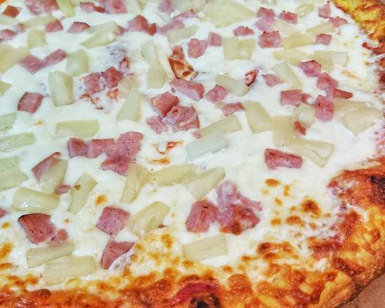 Extra-grande pizza hawaienne