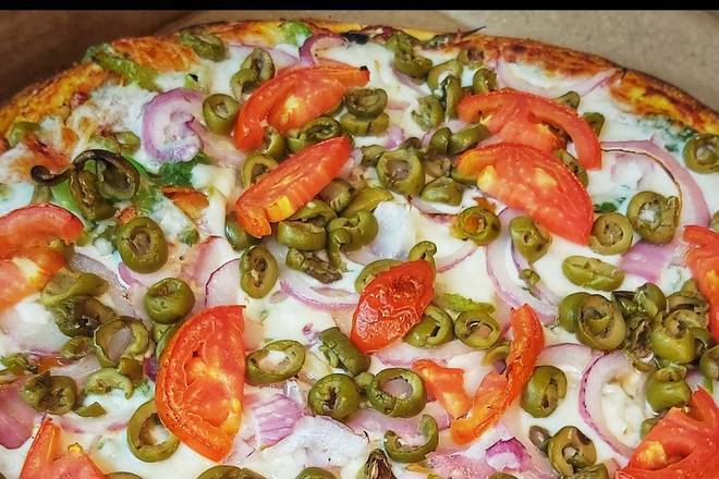 Petite pizza végétarienne