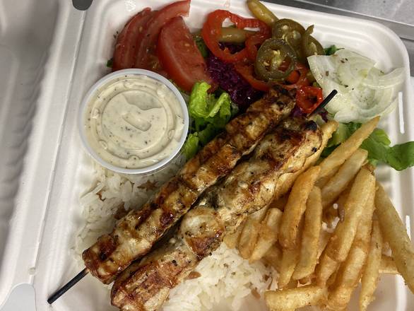 Brochettes de poulet