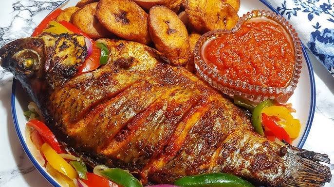 Poisson Frit Assaisonne (Tilapia)